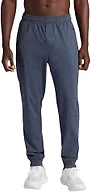 Gaiam Men’s Chill Flex Jogger, Slim Fit, 30” Inseam, Stretch Midweight Material, Cool Grey Heather, Medium