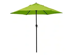 9' Rd Powdercoated Steel Crank Open Push Button Tilt Patio Umbrella 