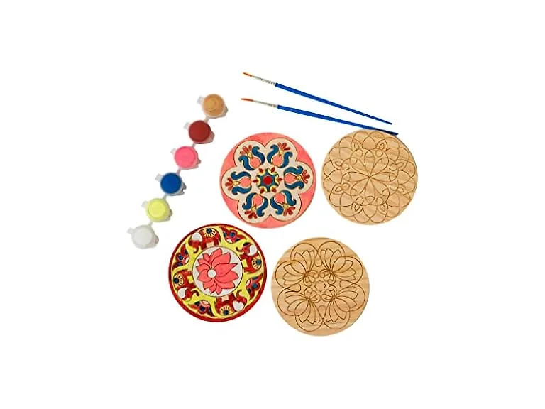 Kulture Make Your Own Rangoli Coaster Kit