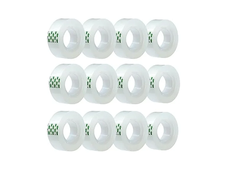 MJUNM CON-101 12 Pcs Clear Tape