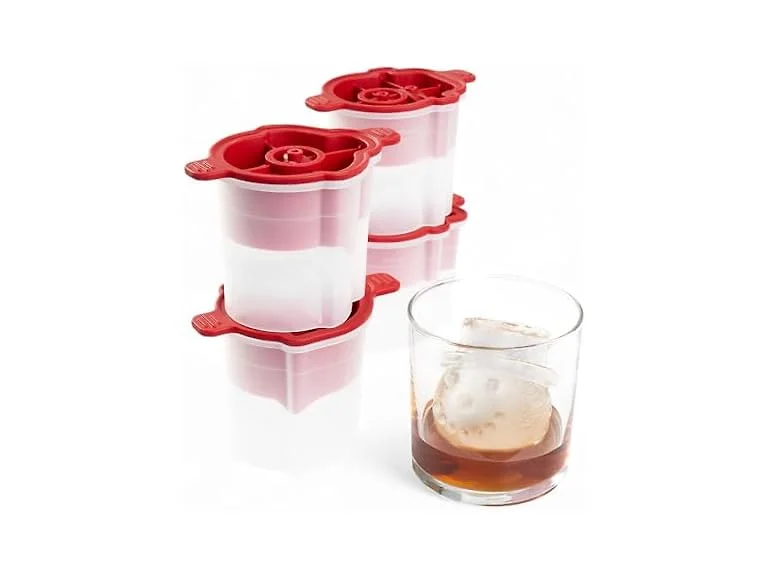 Tovolo Ice Cube Snowman Mold Holiday Ice Molds