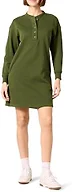 Amazon Essentials Women's Long Sleeve Sweatshirt Dress, Dark Olive, X-Large