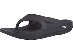 OOFOS OOriginal Recovery Sandal - Black, Size 3