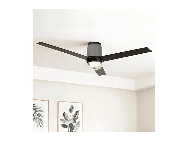 Low Profile Ceiling Fans with Lights & Remote, 52"