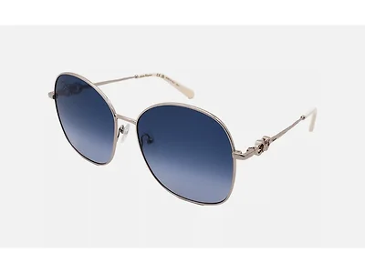 Ferragamo Unisex SF297S Sunglasses Silver