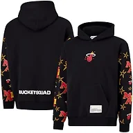 Bucketsquad Youth X Ultra Game NBA Officially Licensed Buckie Hoodie Sweatshirt, Miami Heat, Black, YM