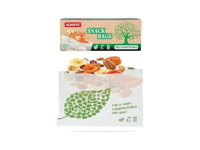 Compostable Snack Food Storage Bags 
