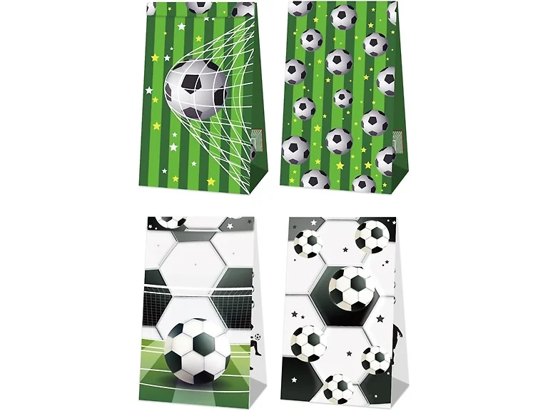 24 PC Soccer Party Candy Bag with Labels
