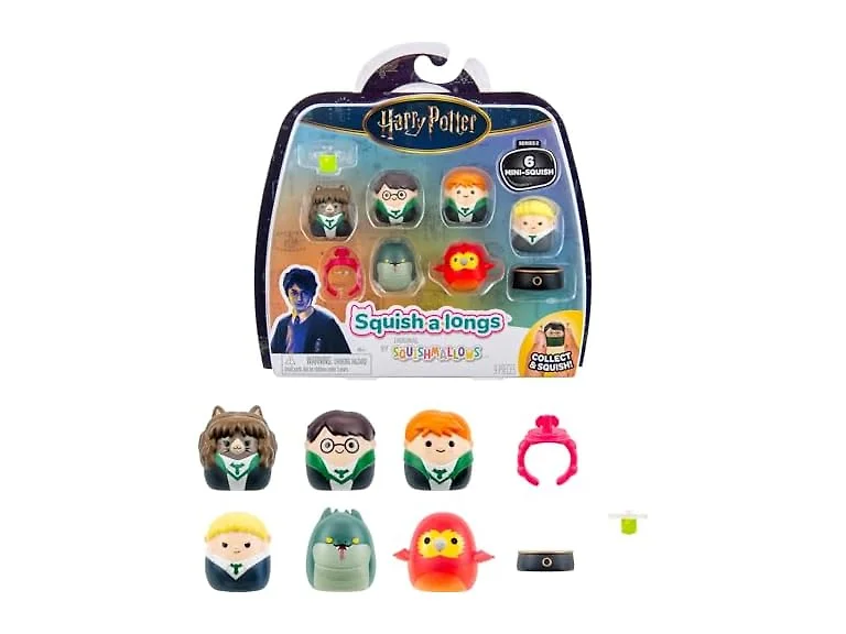 Squish-a-longs “Harry Potter” Mini-Squish + Accessory 6-Pack 