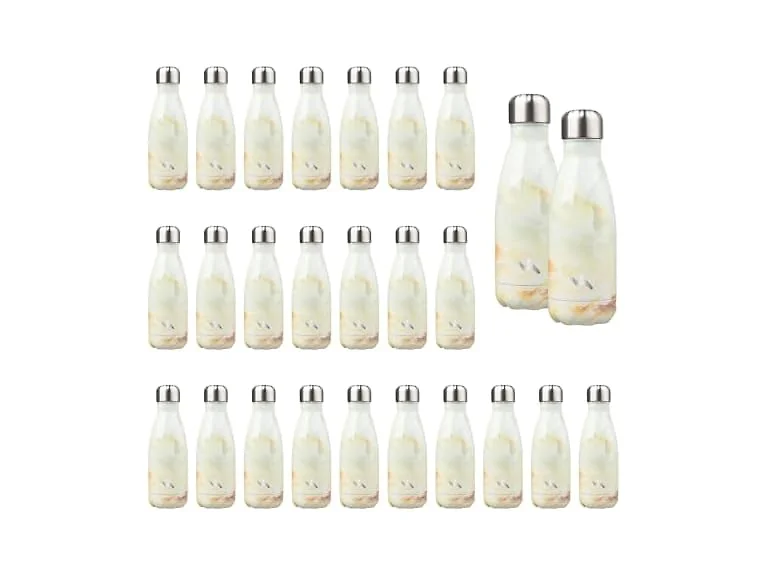 Konokyo 24 Pack Stainless Steel Water Bottle Jade