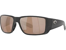 Costa Del Mar 06S9078 907803 60 60-16-121 Costa Del Mar Blackfin PRO Polarized Sunglasses Matte Black/Copper Silver Mirror 580g