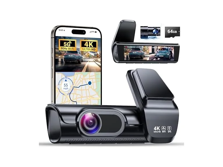 OVAMAN 4K Front and Rear Dash Cam (Open Box)