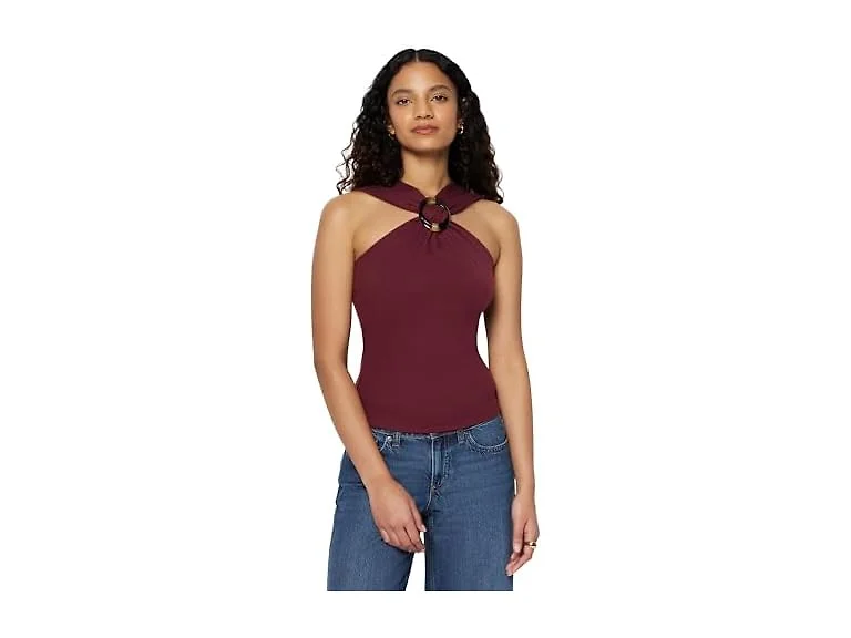 Amazon Essentials Women (S) Slim-fit Top Chocolate