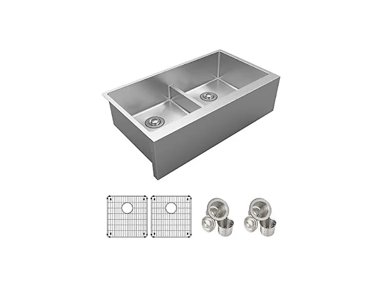 Elkay 16 Gauge Stainless Steel 35-7/8" Double Bowl