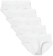 Amazon Essentials Men's Super Soft Modal Fabric Brief, Pack of 5, White, X-Large