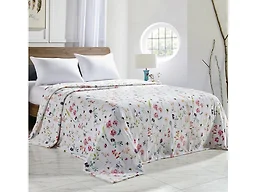 Luxury Home PRINTED BLANKET-QUEEN- BLOOM Queen Ult