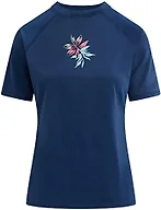 Kanu Surf Women's Marina Upf 50 Short Sleeved Active Rashguard & Workout Top, Gabby Navy, Small