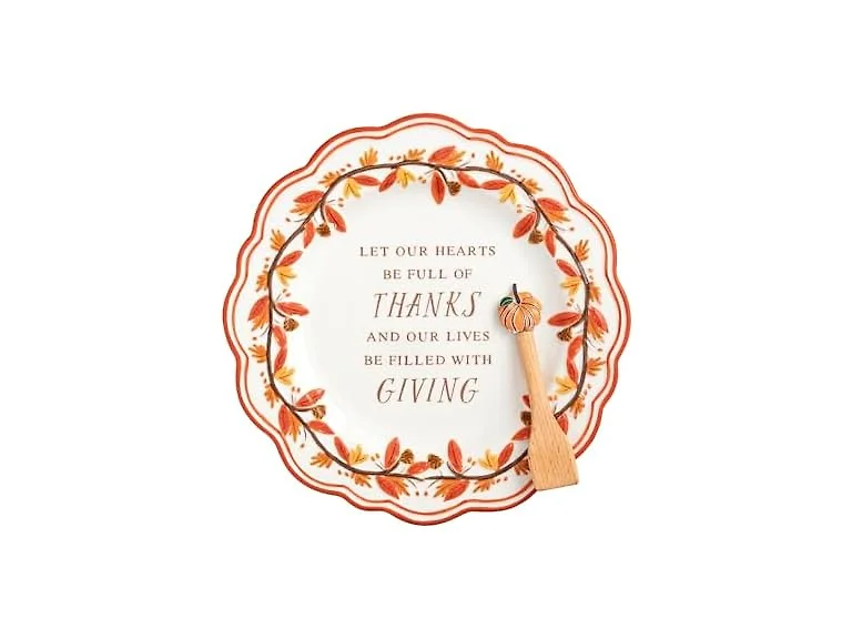 Mud Pie Thanksgiving Platter Set