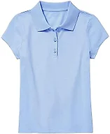 Girls SS Stretch Pique Polo Shirt