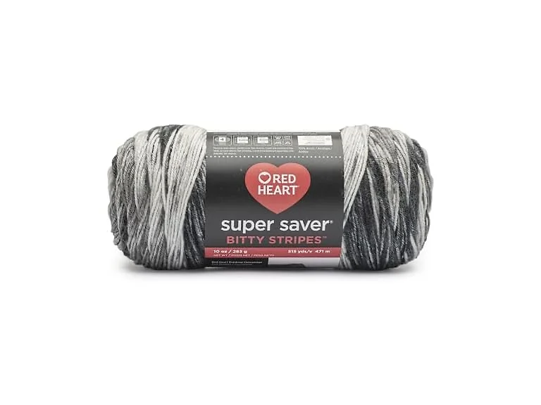 Red Heart Super Saver Bitty Stripes Yarn