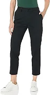 DOCKERS Women's Slim Fit Ankle Refined Pant, Beautiful Black, 31