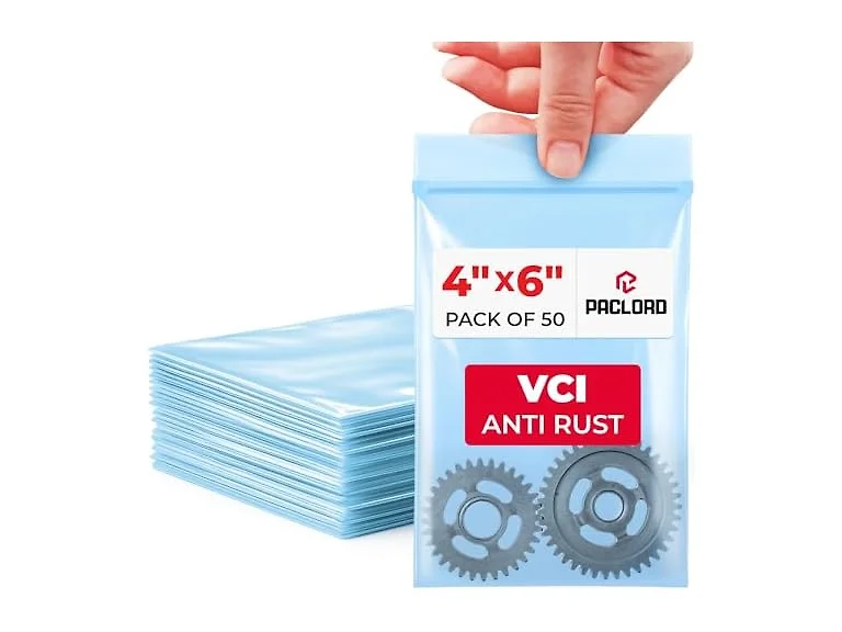 VCI Reclosable Poly Bags 4" x 6", Pack of 50
