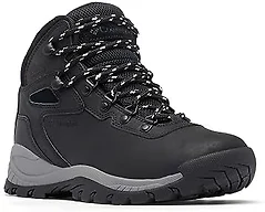Columbia Womens Newton Ridge Lightweight Waterproof Hiking Boot, Black/Chalk, 5 Wide