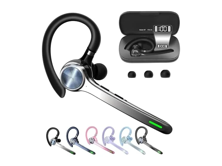 HEIBAS W0765 Bluetooth Headset-Black