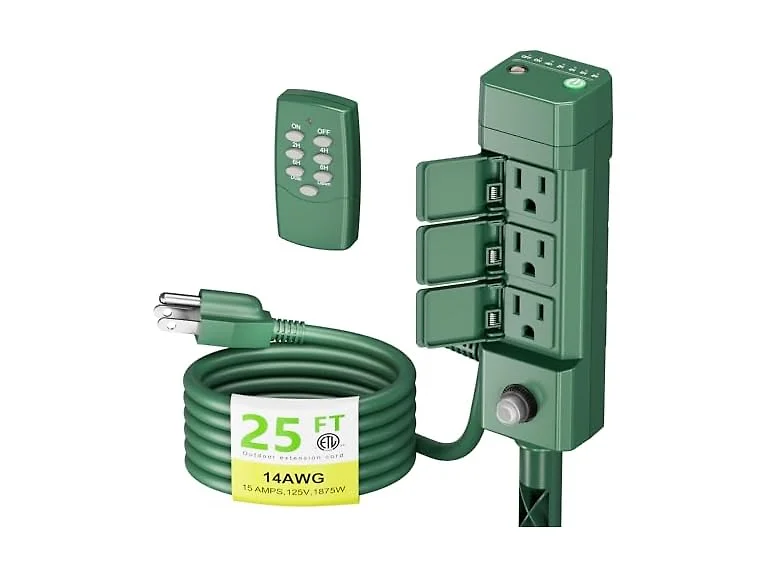 BN-LINK Outdoor Power Stake Timer 25FT