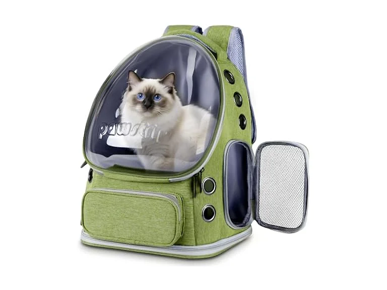 Pawstrip Cat Backpack Carrier Clear