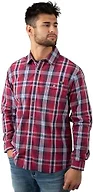 Field & Stream Men's Covey Back Long Sleeve Casual Plaid Shirt, Rodeo Plaid, Large