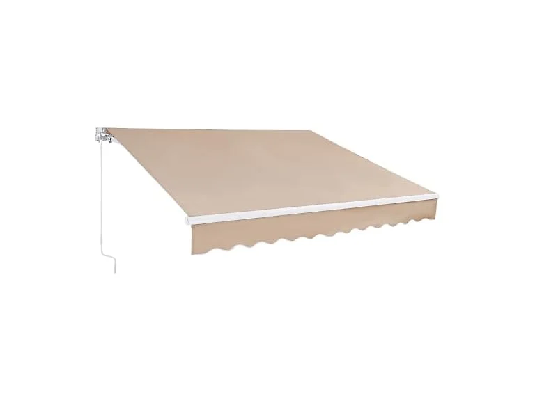 Manual Retractable Awning, 8 x 7 ft Outdoor