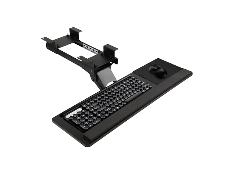 Keyboard Tray Under Desk,360° Adjustable