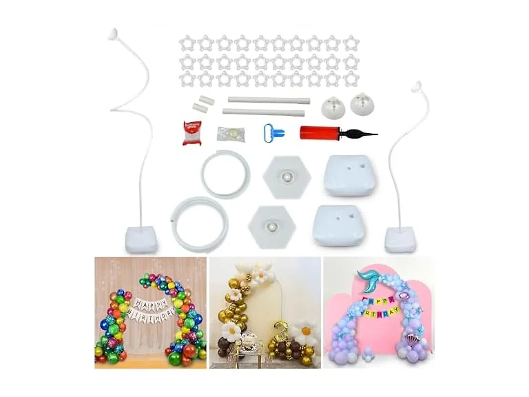 8.2ft & 5ft Balloon Arch Kit With Stands