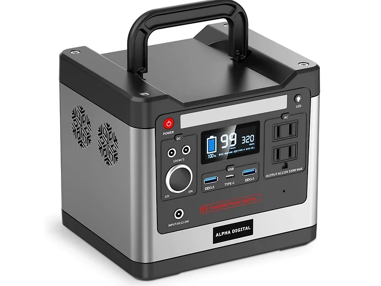 ALPHA DIGITAL 320W Outdoor Portable Power Station
