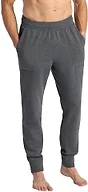Gaiam Men’s Comfort Jogger, Relaxed Fit, 30” Inseam, Stretch Heavyweight Material, Charcoal Heather, X-Large