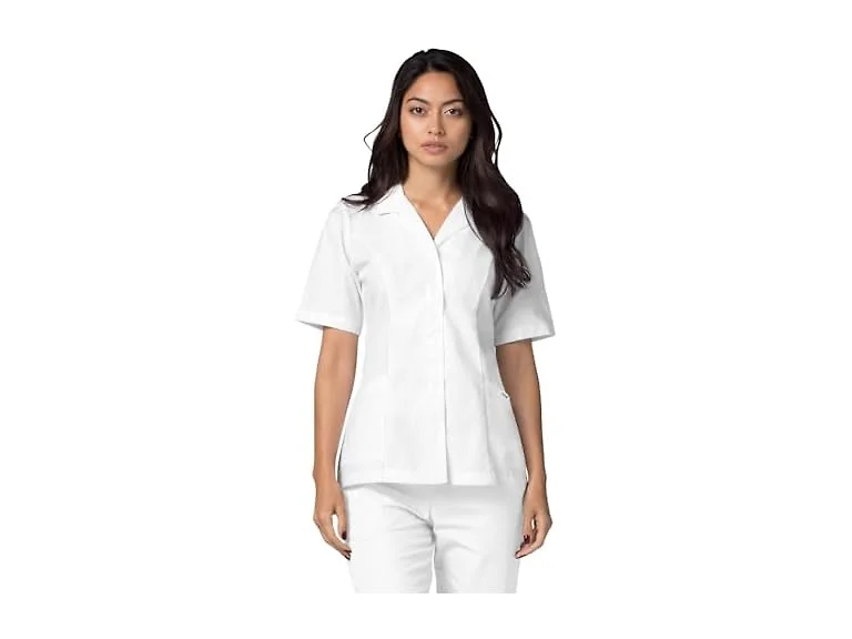 Adar Medical Uniforms Women (M) Lapel Collar Top