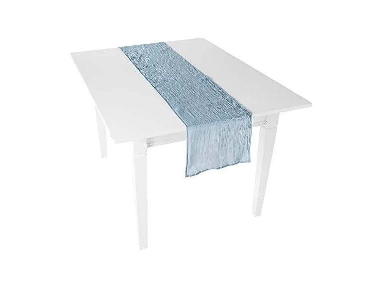 Fun Express Dusty Blue Gauze Table Runners 3 Piece