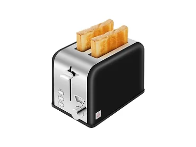 HealSmart 2 Slice Stainless Steel Toaster