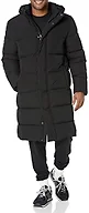 Amazon Essentials Men's Hooded Long Puffer Coat, Black, XX-Large Big Tall