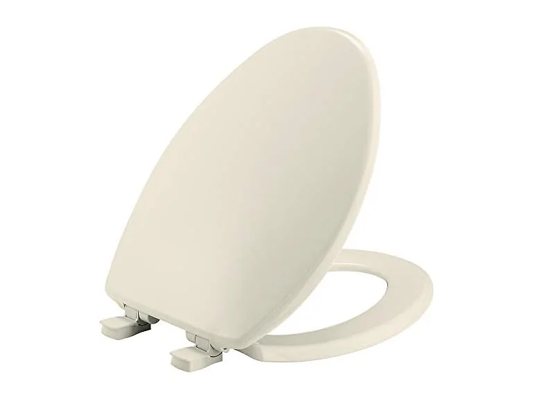 Bemis 7300SLEC Slow Close Toilet Seat, Easy Clean 