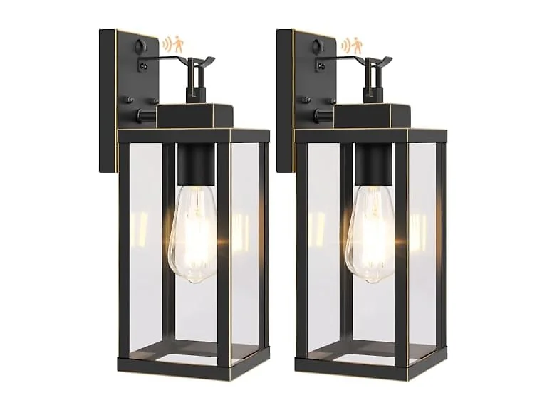 BesLowe 14in Motion Sensor Light Black