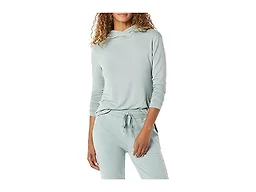 Daily Ritual Women's Supersoft Terry Long-Sleeve Hoodie Pullover, Sage Green, S