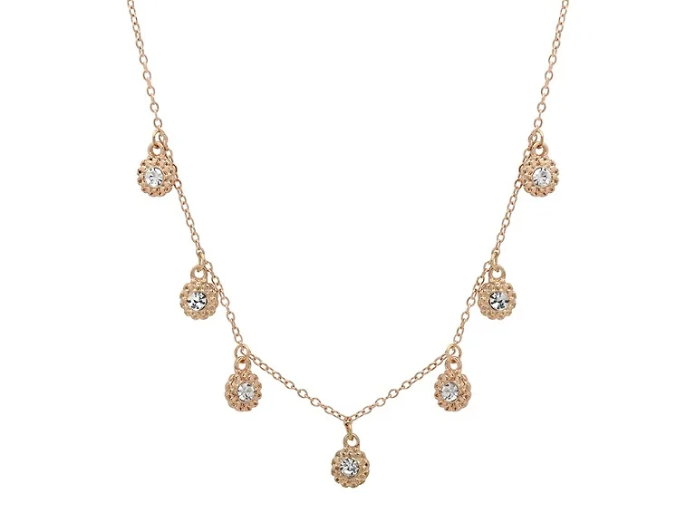 18K Gold Plated Chandelier Necklace