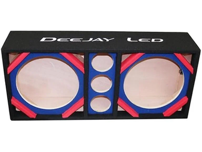 DEEJAY LED D12T3BLUE 12-inch Dual Empty