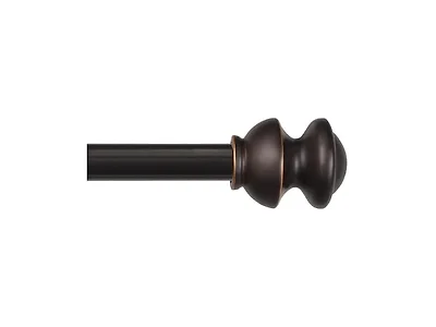 Kenney Kendall Knob Window Curtain Rod