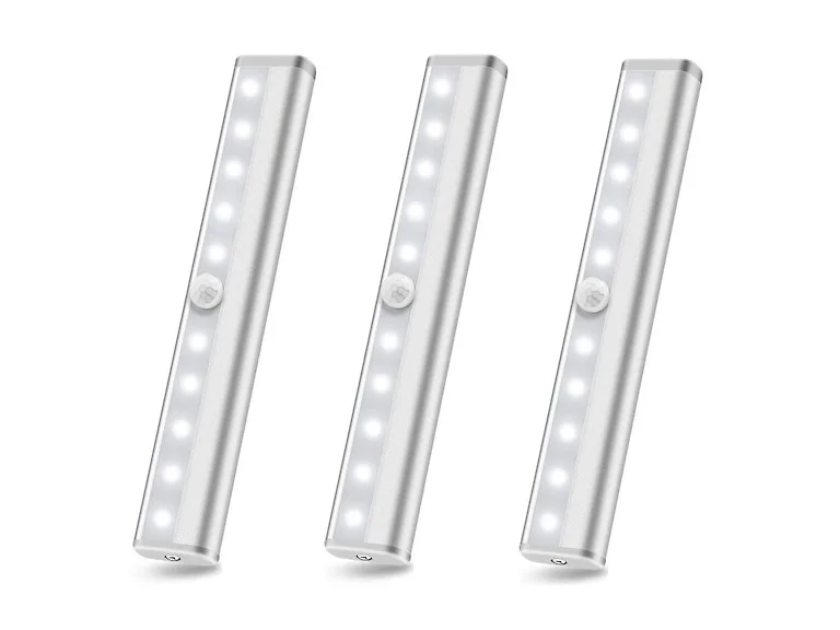 Hakol 10 LED Motion Sensor Stick On Light Bars 3PK