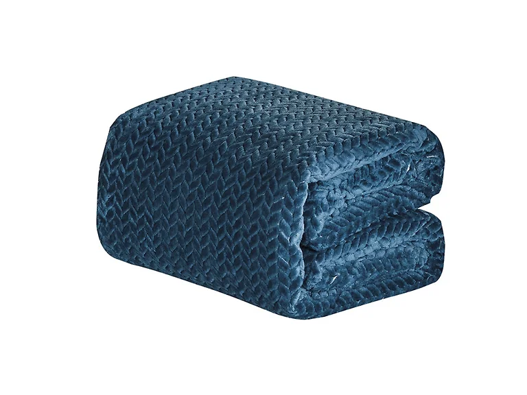 Extra Heavy Chevron Braided Throw
