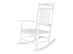 Shine Company 4331WT Maine Wooden Rocking Chair White