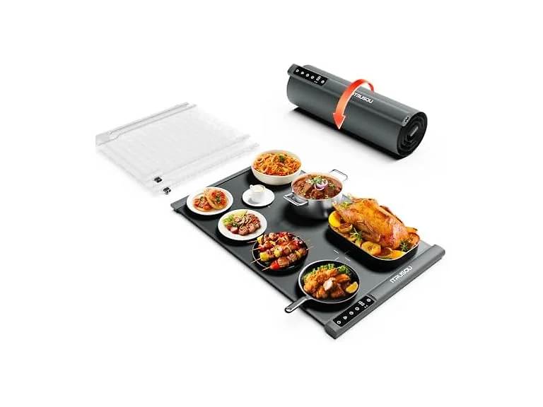 Food Warming Mat – Extendable Roll-Up